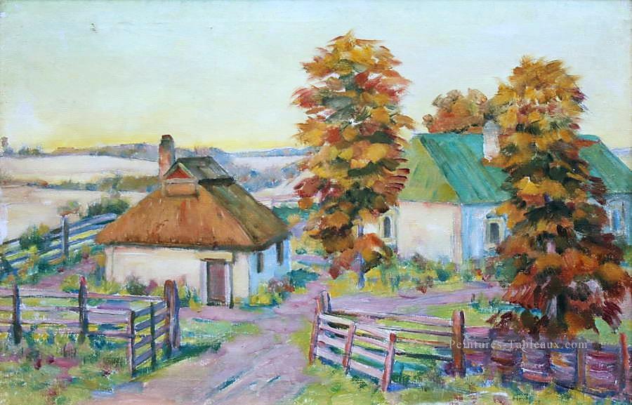 paysage ukrainien Konstantin Yuon scènes de plan Peintures à l'huile